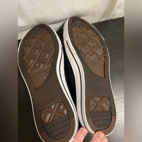 Converse Black and White Low-Top Sneakers - Picture 6 of 8